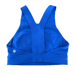 LULULEMON F & F SPORT BRA ROYAL BLUE COLOR SIZE 4 PTP 12.5”